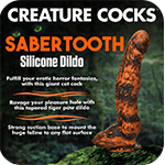Sabretooth Silicone Dildo