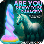 Moon Rider Glow-in-the-dark unicorn Dildo