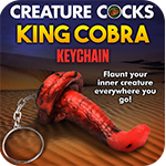 King Cobra Mini Dildo Key Chain