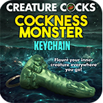 Cockness Monster Mini Dildo Key Chain