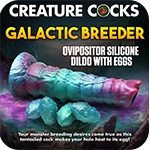 Galactic Breeder Ovipositor Silicone Dildo