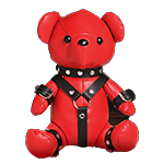 Gimp Teddy Bear - Red