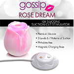 10X Rose Dream Silicone Clitoral Stimulator