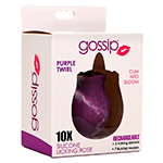 10X Purple Twirl Silicone Licking Rose