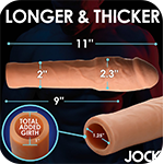 Extra Thick 2 Inch Penis Extension - Medium