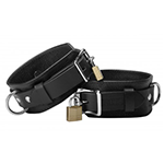 Strict Leather Deluxe Leather Locking Cuffs